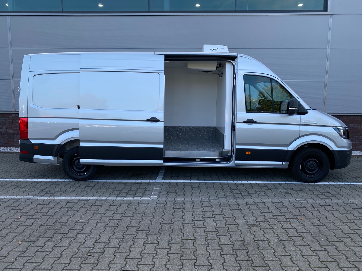 MAN TGE 3.180 L4H3 AUT FWD | Koelwagen Carrier Citimax 280 | ergoActive stoel | MAN Media Van Business | Camera | Reflexsilver