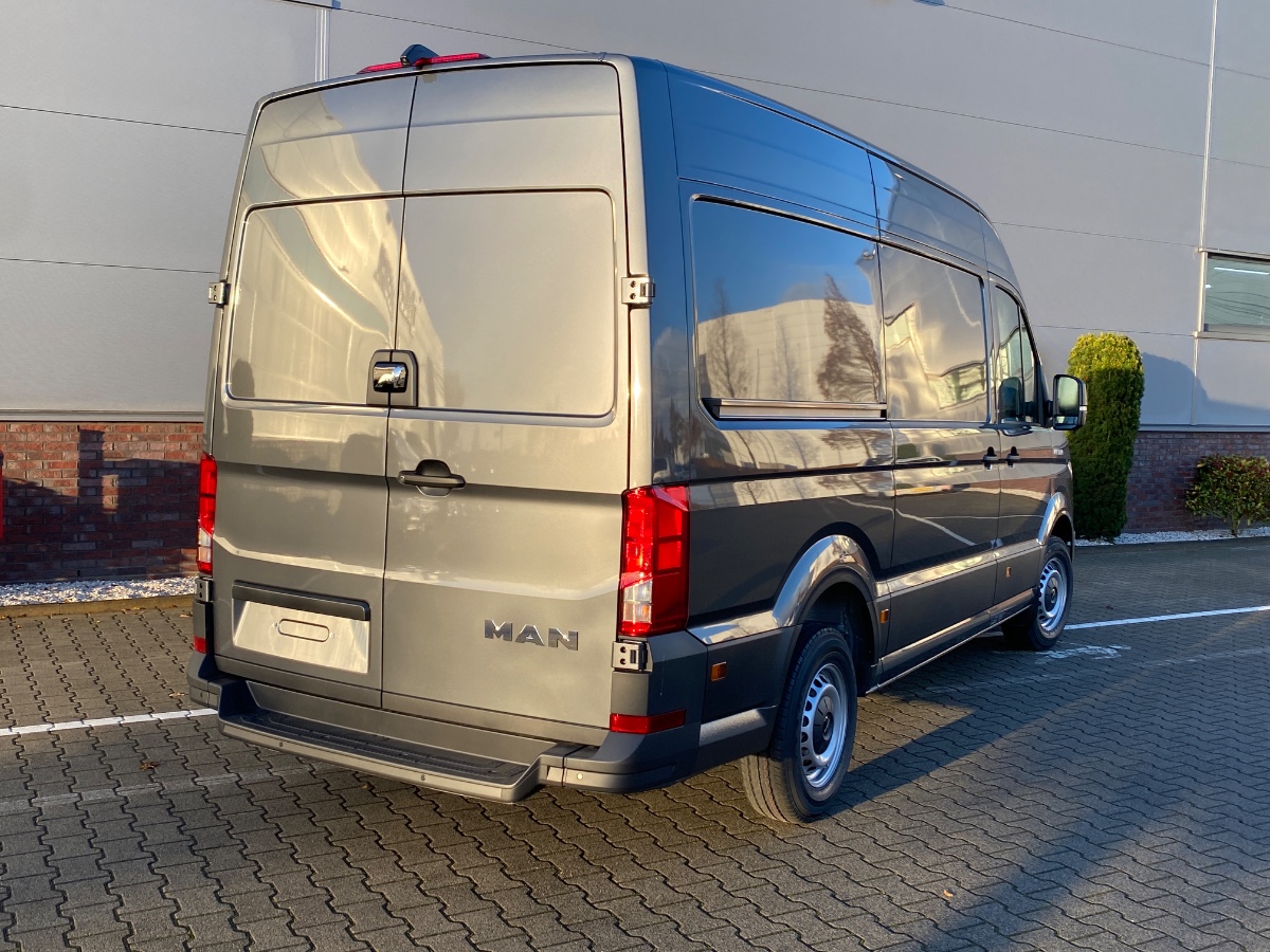 MAN TGE NW MODEL | 3.180 3.5t L3H3 2.0 TDI Aut. | Indium Grey | 2x Schuifdeur | LED | Climatronic | ErgoComfort | Keyless Go | Virtueel | Navi