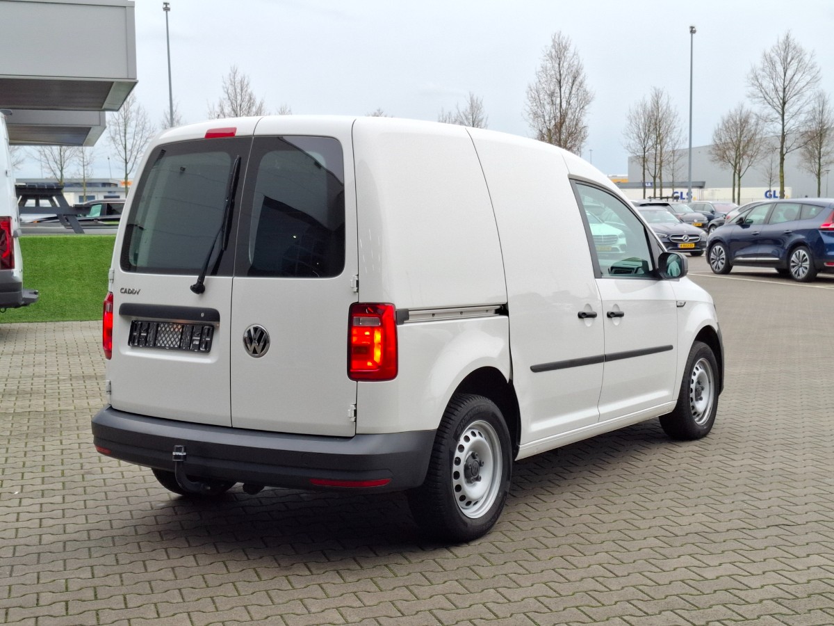 Volkswagen Caddy 2.0 TDI 102PK BMT | Airco Cruise Trekhaak | Candy White