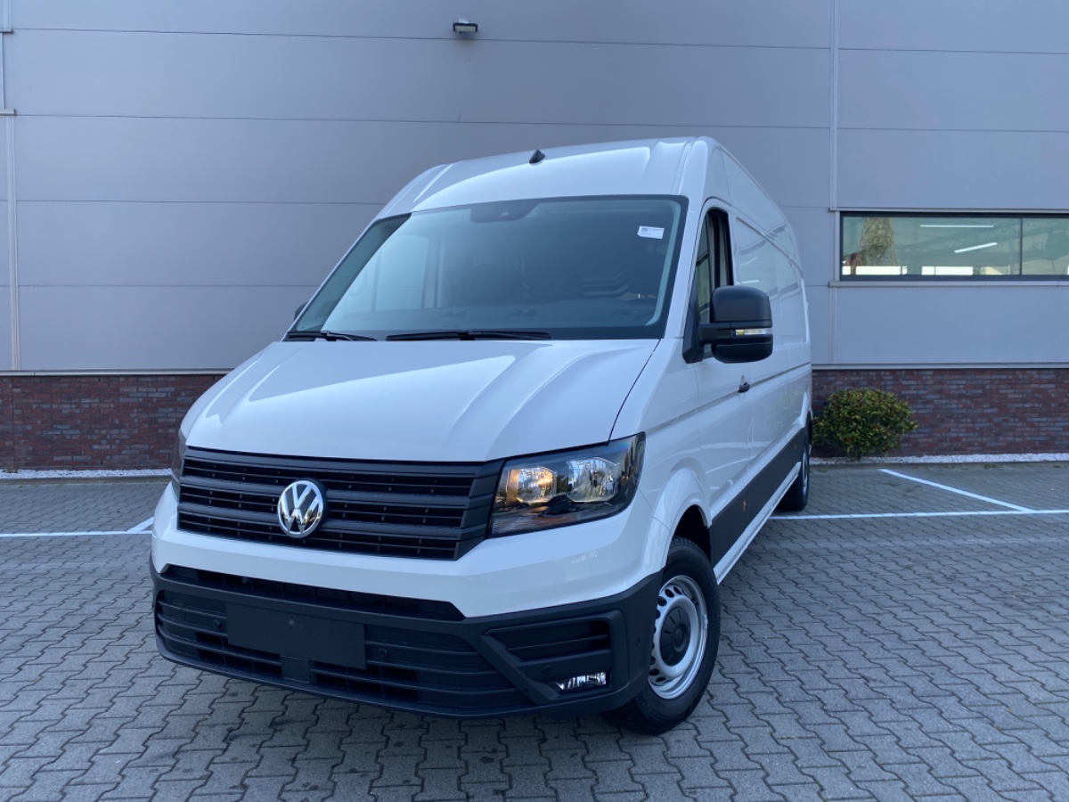 Volkswagen Crafter 35 2.0 TDI 177PK DSG L4H3 Highline FWD | Allseasons | Trekhaak + assist | Verzwaarde vooras | Bijrijdersbank met opbergvak | NWPRIJS 50.000 EX | 8x op voorraad