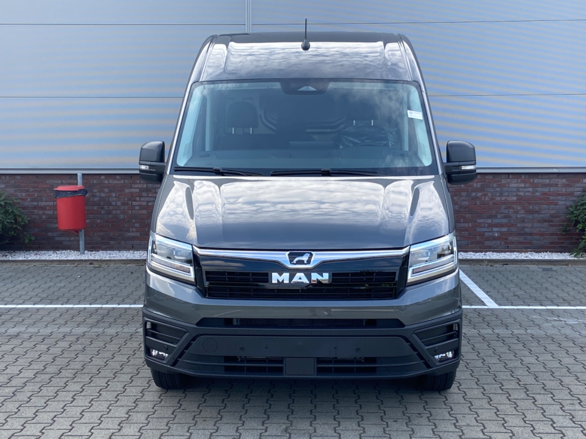 MAN TGE 3.180 L3H3 | NW MODEL | 2x Schuifdeur | LED | Climatronic | ErgoComfort | Keyless Go | Virtueel | Navi | Indium Grey