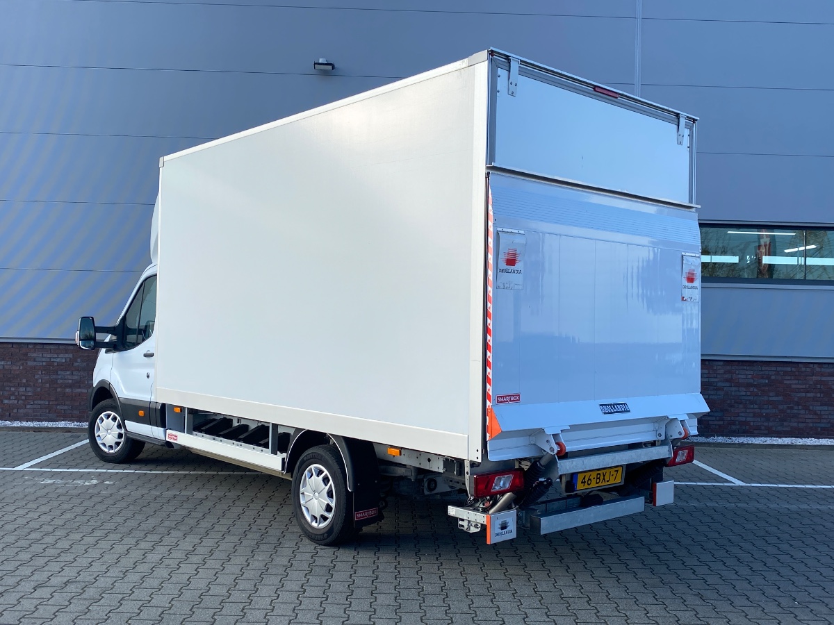 Ford E-Transit 425 L4H1 Trend 68 kWh Bakwagen + Klep DHOLLANDIA + Zijdeur