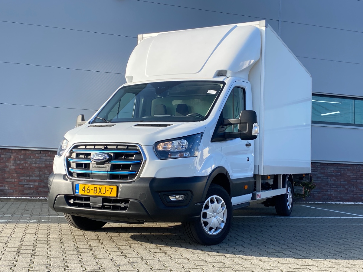 Ford E-Transit 425 L4H1 Trend 68 kWh Bakwagen + Klep DHOLLANDIA + Zijdeur