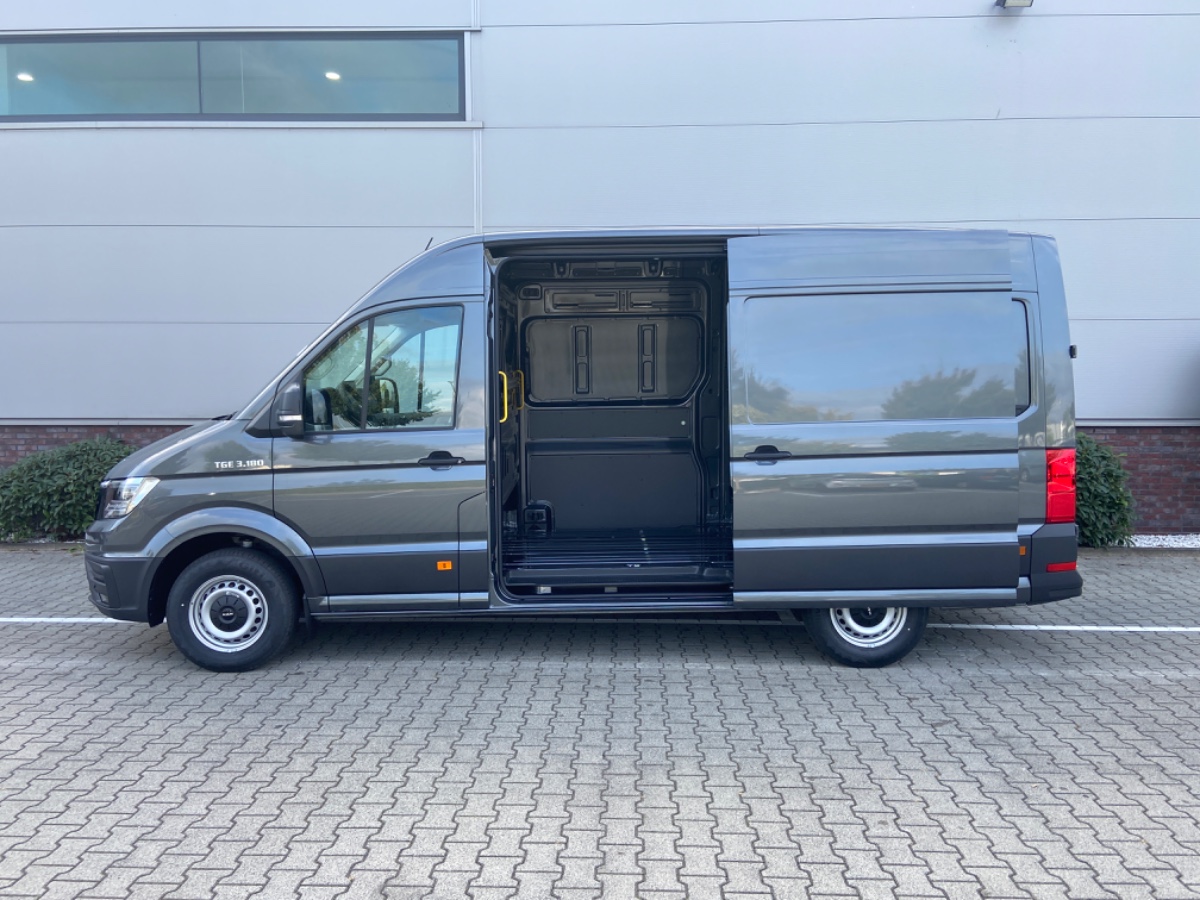 MAN TGE 3.180 L3H3 | NW MODEL | 2x Schuifdeur | LED | Climatronic | ErgoComfort | Keyless Go | Virtueel | Navi | Indium Grey