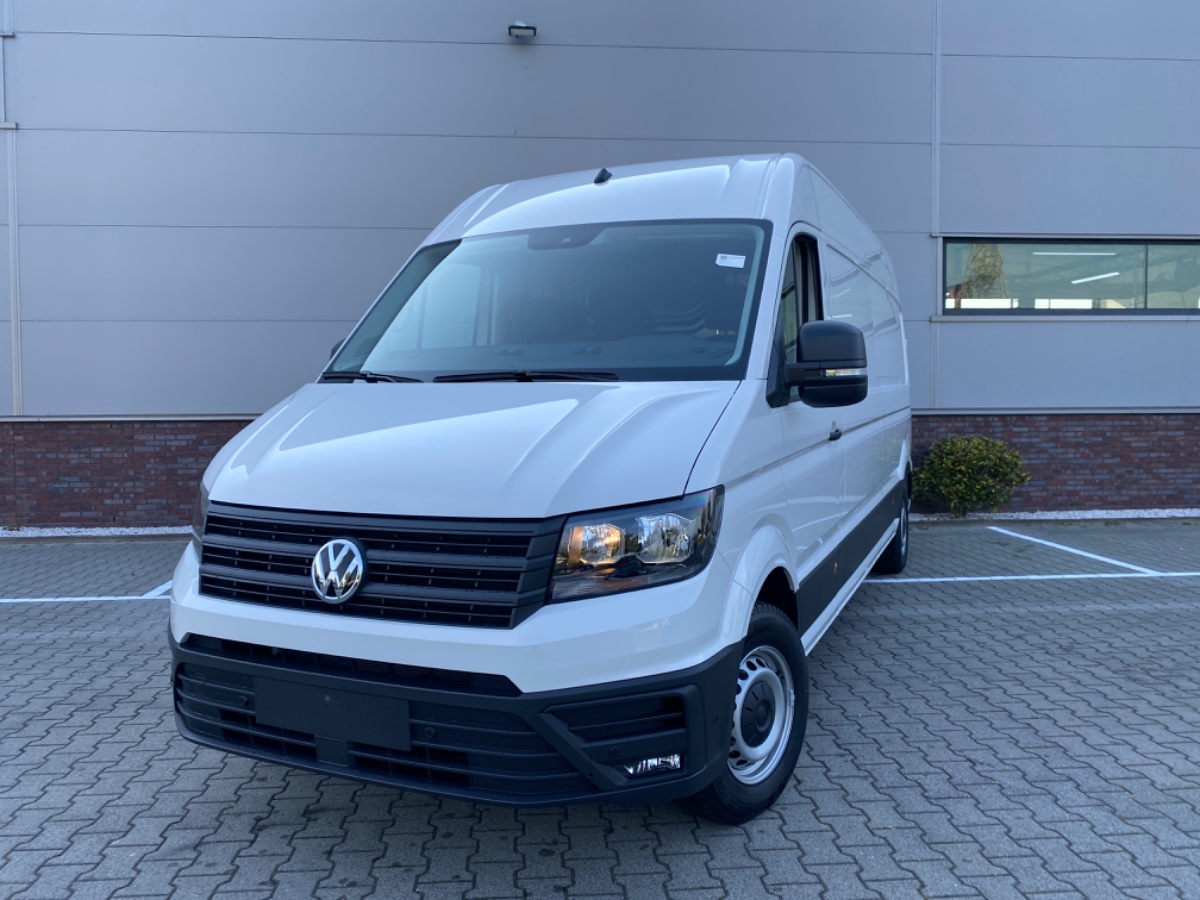 Volkswagen Crafter 35 2.0 TDI 177PK DSG L4H3 Highline FWD | Allseasons | Trekhaak + assist | Verzwaarde vooras | Bijrijdersbank met opbergvak | NWPRIJS 50.000 EX